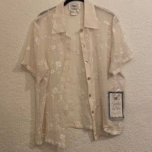Vintage Country Club Casual’s Button down Blouse
